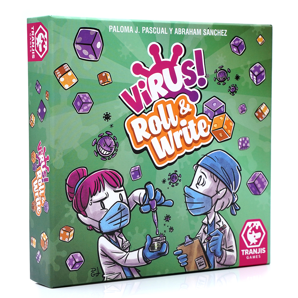 Board Game Virus - Virus roll & write Un divertidisimo