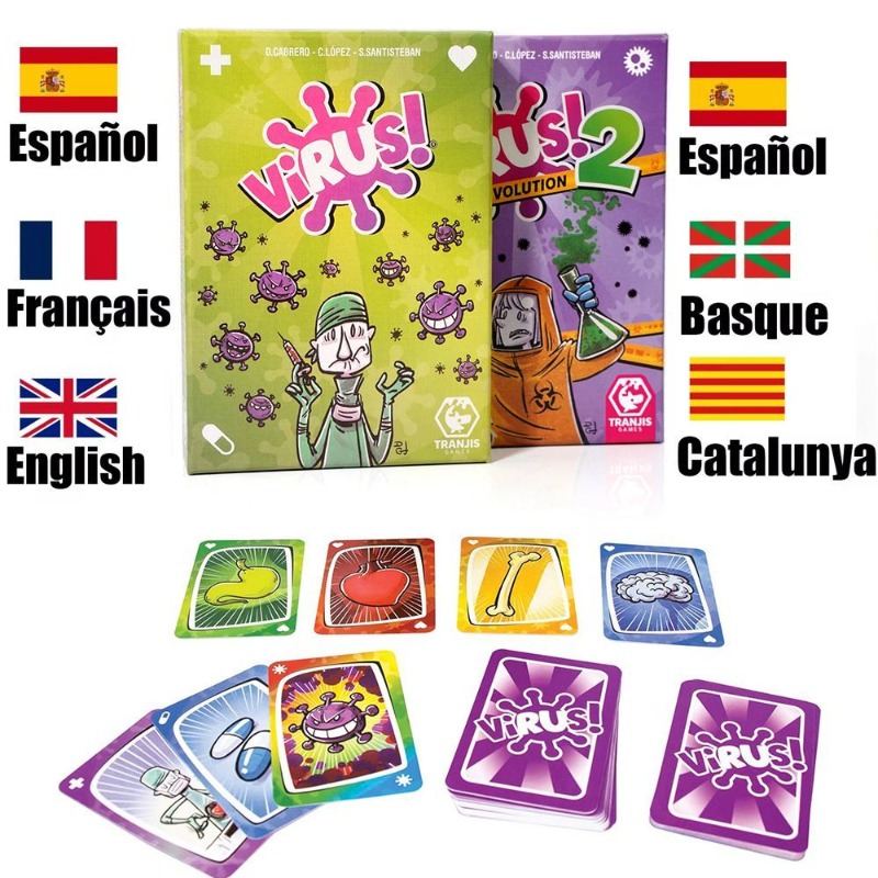 Board Game Virus - Popular Virus in Spain! Full set