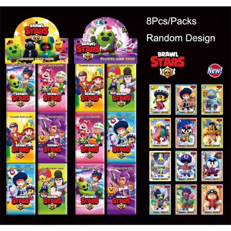Board Game Dots - Random Collect Card Anime Brawl Stars