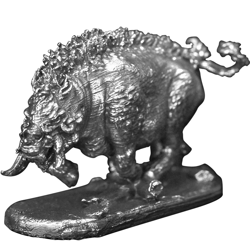Board Game Wild Wild - Metal Wild Boar King Miniature Figurine,