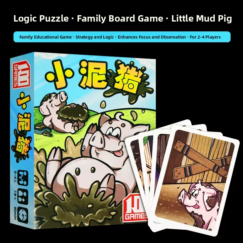 Board Game Wild Wild - One Hundred Travels Dirty Little Pig
