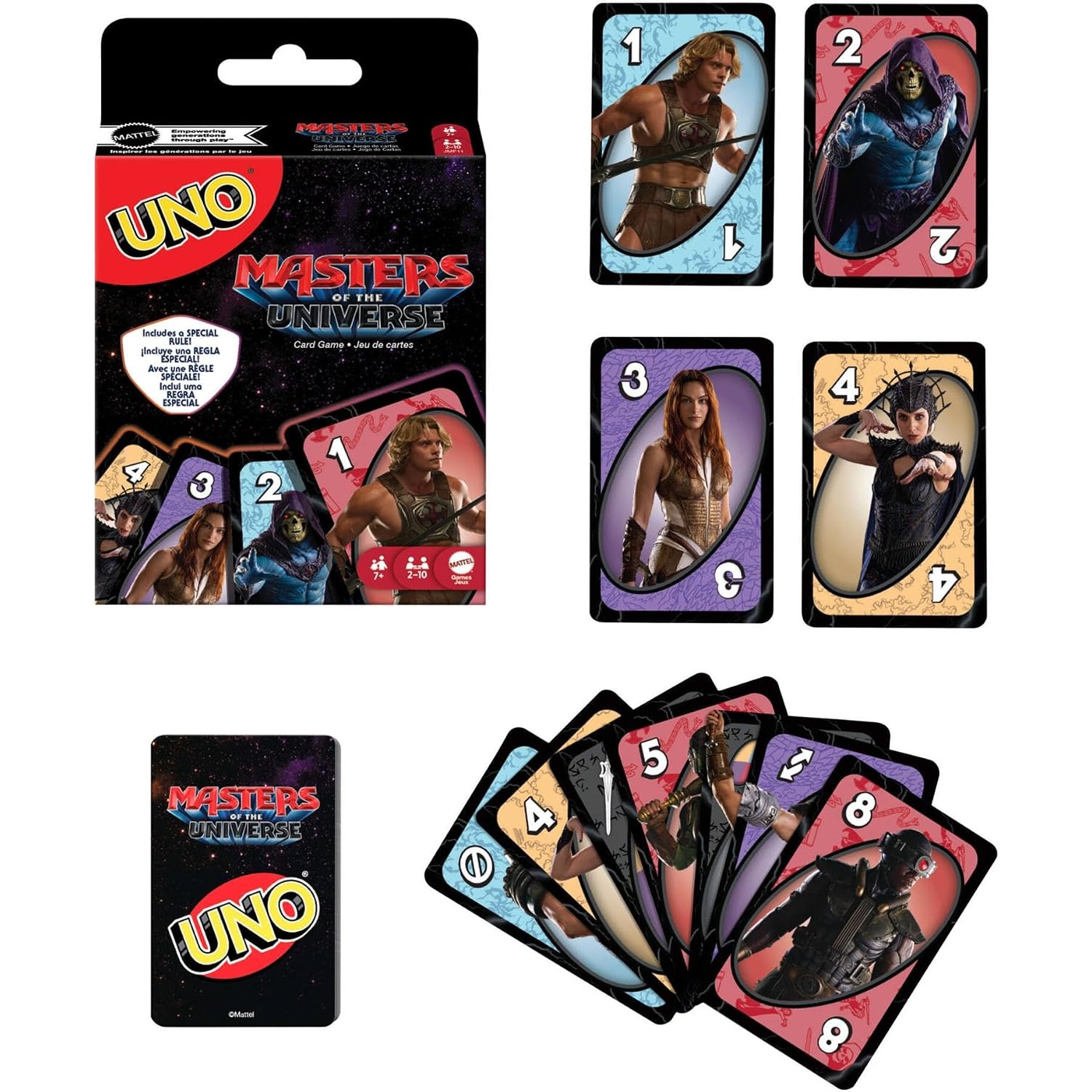 Board Game Uno - Original Mattel Games UNO Masters of