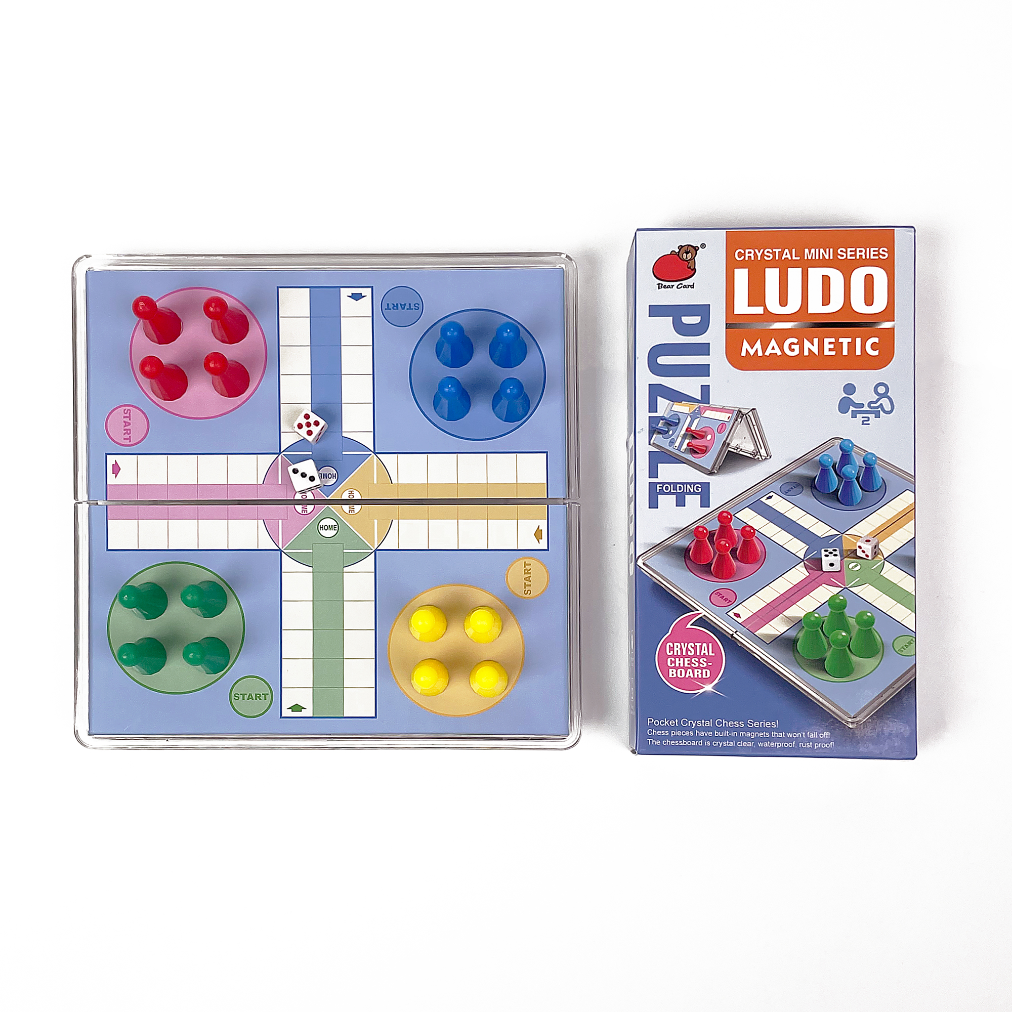 Board Game Live - Foldable Magnetic Crystal Dice Board Game