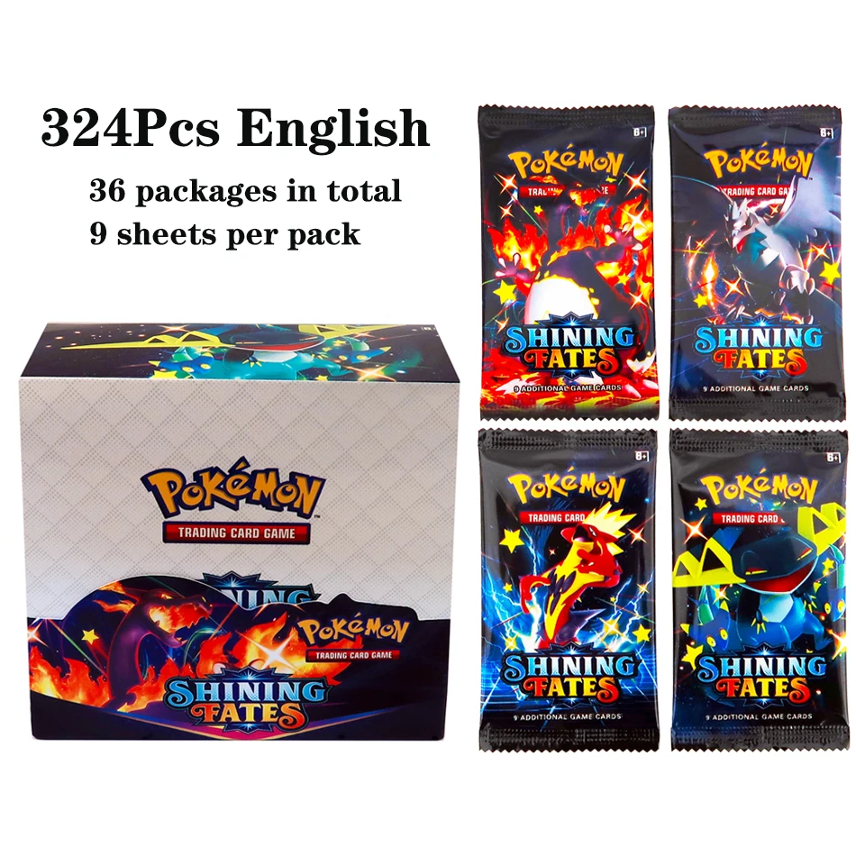 324Pcs/box Pokemon TCG: Shinin - Board Game Dots 리뷰 및 가격