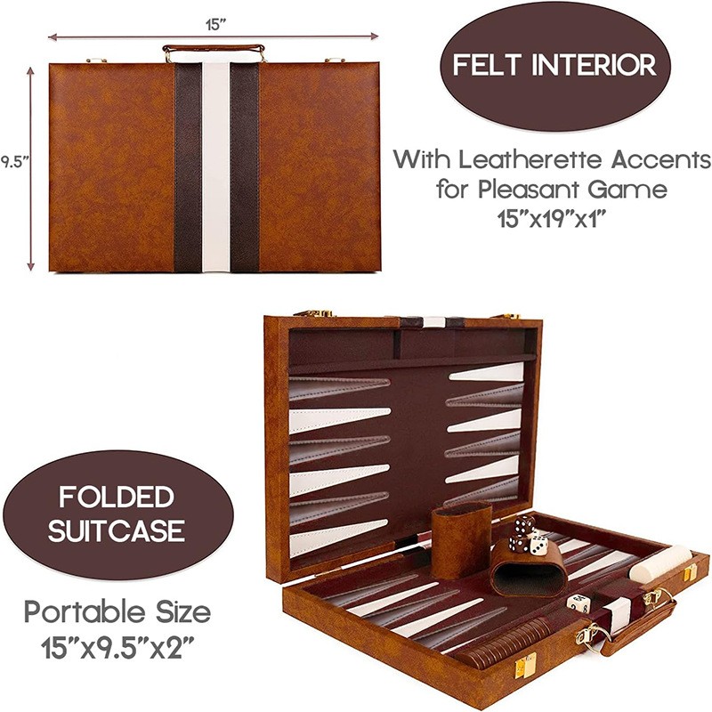 New classic backgammon set wit - Board Game Vantage 리뷰 및 가격