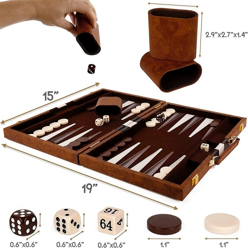 New classic backgammon set wit - Board Game Vantage 리뷰 및 가격