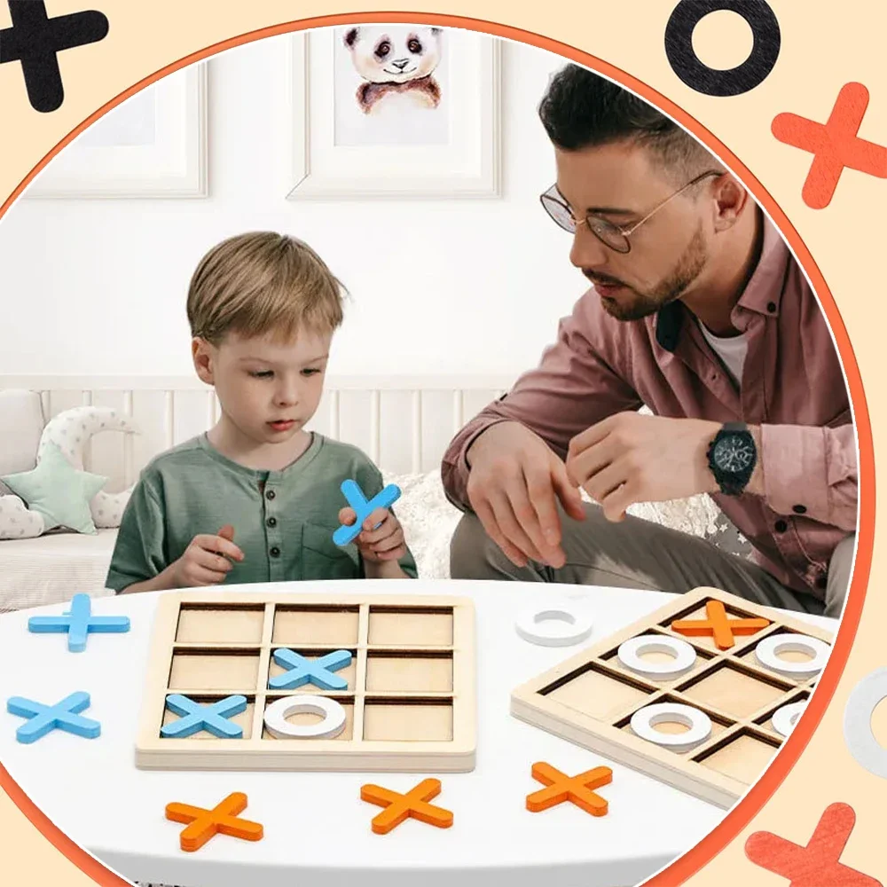 Wooden XO Tic Tac Toe Game Min - Board Game Recommendation 리뷰 및 가격