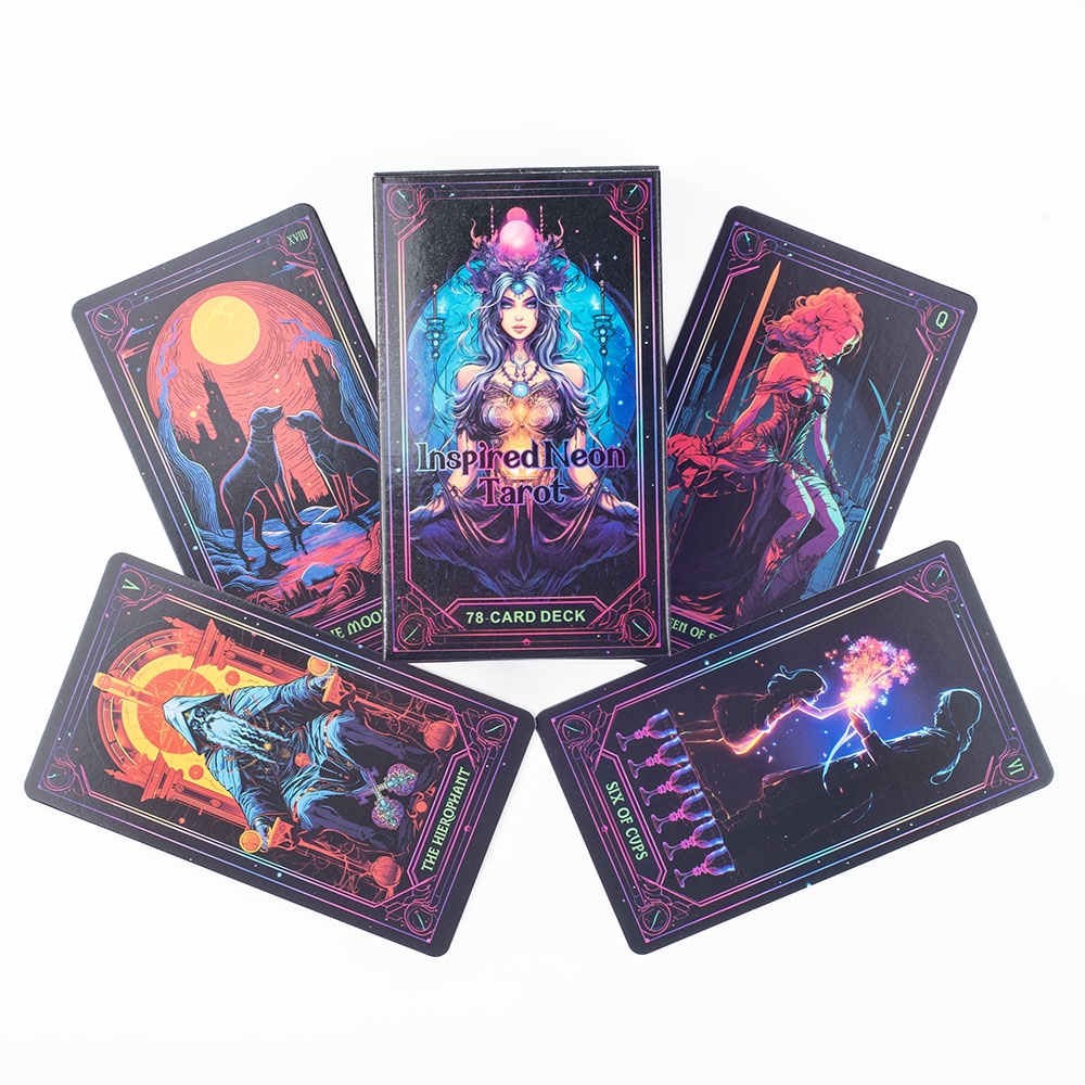 nspired Neon Tarot A 78-Card D - Board Game Uno 리뷰 및 가격