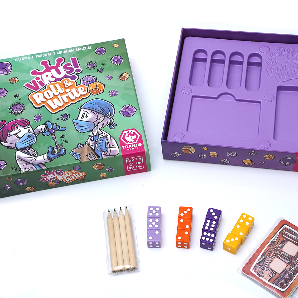 Virus roll & write Un divertid - Board Game Virus 리뷰 및 가격