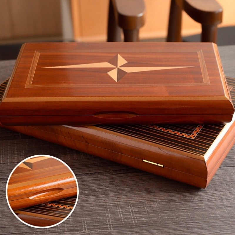 Solid Wood Backgammon 11-19 In - Board Game Vantage 리뷰 및 가격