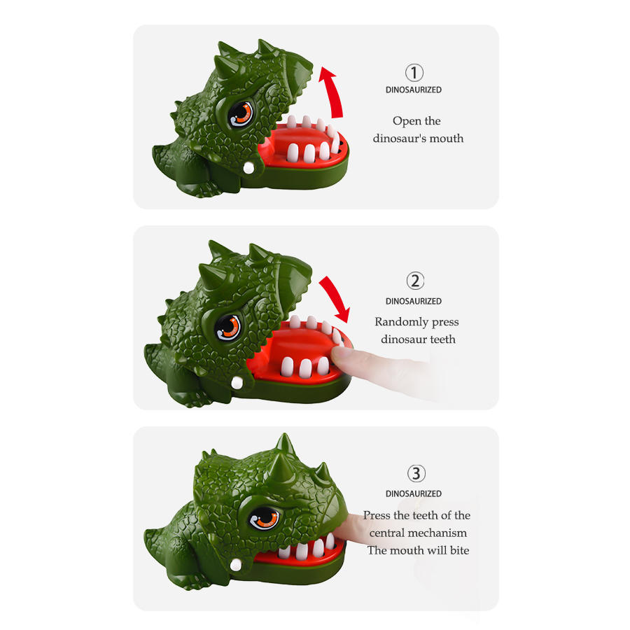 Dinosaur Teeth Biting Finger T - Board Game Live 리뷰 및 가격