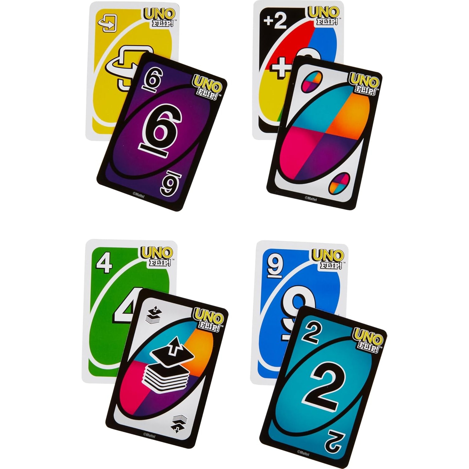 100% Original Mattel UNO Flip  - Board Game Uno 리뷰 및 가격