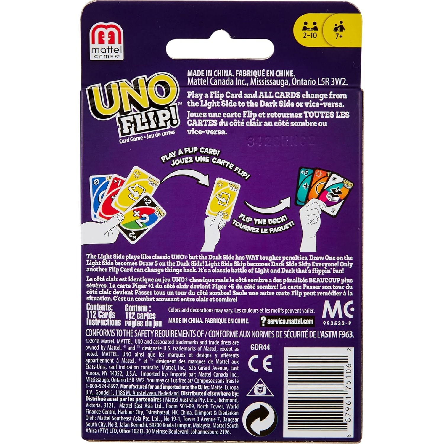 100% Original Mattel UNO Flip  - Board Game Uno 리뷰 및 가격