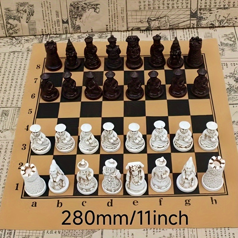 Vintage Chess Set PU Leather B - Board Game Vantage 리뷰 및 가격