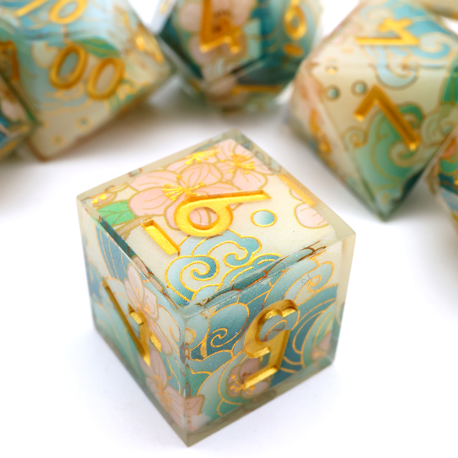 Enchanting DND Dice Set with O - Board Game Live 리뷰 및 가격