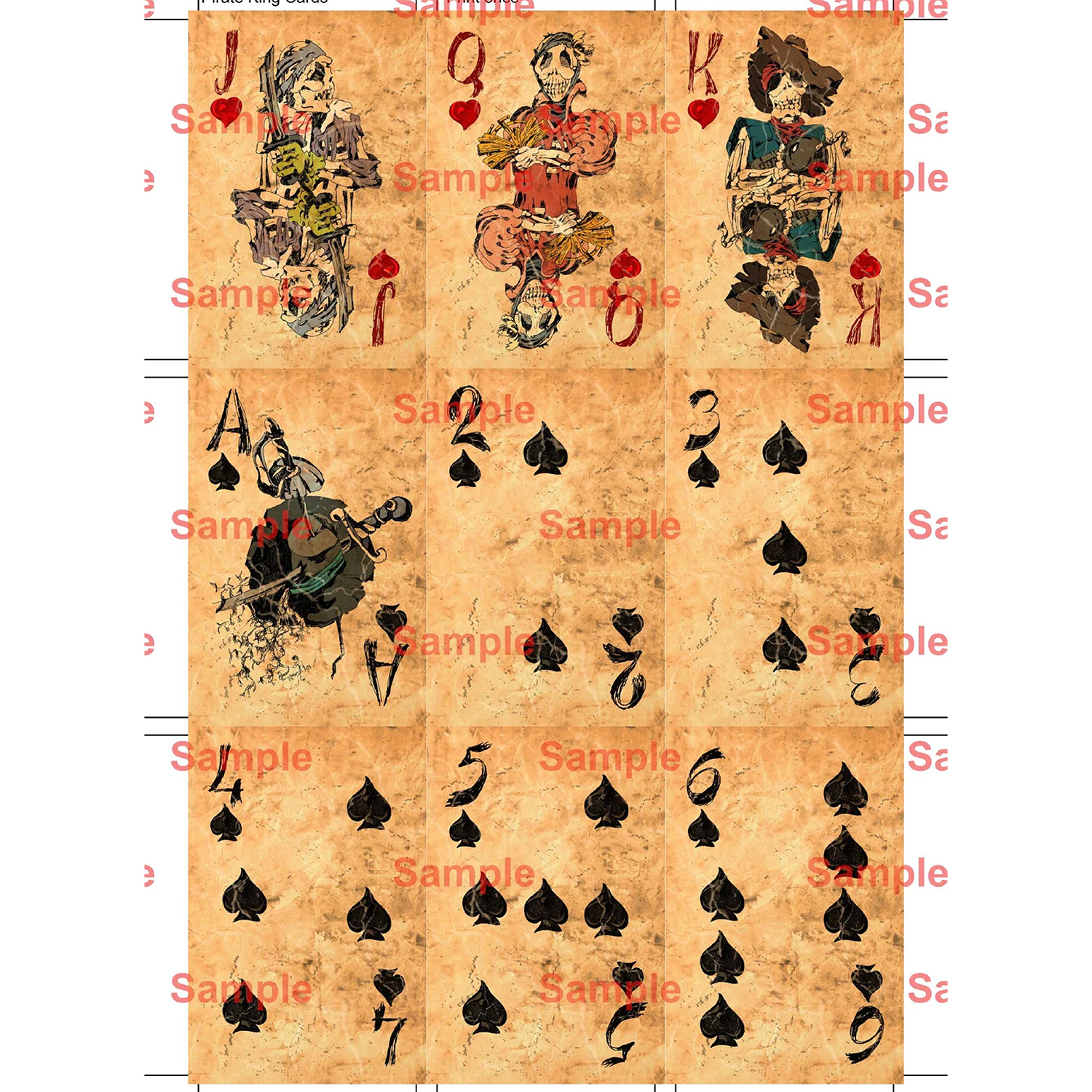 Pirate King Playing Cards Vint - Board Game Vantage 리뷰 및 가격