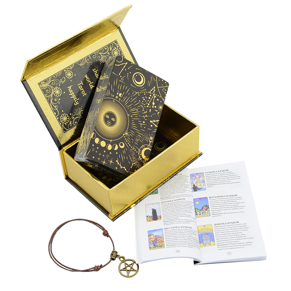 Gold Foil Tarot 12x7cm Russian - Board Game Uno 리뷰 및 가격